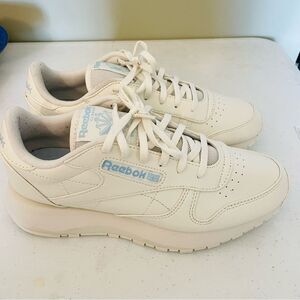 Reebok Classic SP Vegan Chalk‎ Feel Good Blue  Women’s Running Shoe sz 7.5